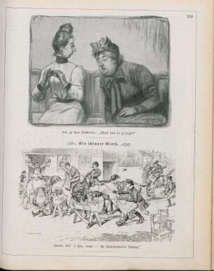 "In der Oper" "Ein schlauer Wirth"