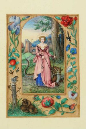 fol. 29: Margarete mit dem Drachen (Nikolaus Glockendon)