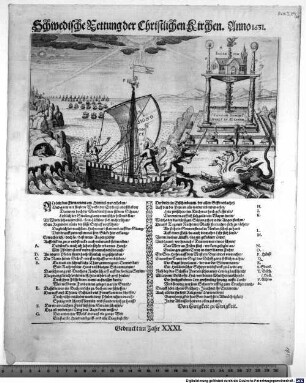 Schwedische Rettung der Christlichen Kirchen. Anno 1631.