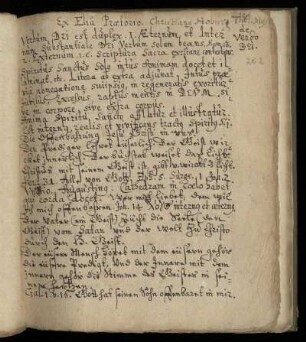 Elias Praetorius [= Christian Hoburg]: Exzerpte
