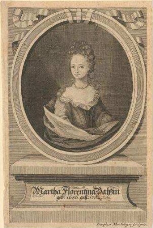Martha Florentina Bahzin; geb. 1686; gest. 1702