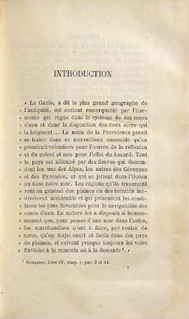 Histoire du commerce de la France, 1. Depuis les origines jusqu'à la fin du XVIe siècle