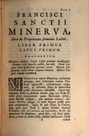 Minerva, sive de causis latinae linguae commentarius