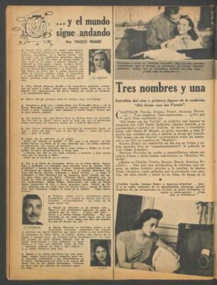 Tres nombres y una sola bella realidad