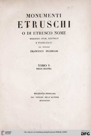 Band 5,2: Monumenti Etruschi o di Etrusco nome: Vasi fittili