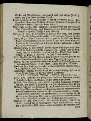 Libri Medici Nund. Futur. Prodituri.