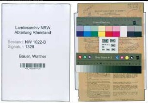 Entnazifizierung Walther Bauer , geb. 17.12.1902 (Chirurg)