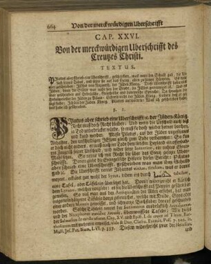 Cap. XXVI. Von der merkcwüridgen Uberschrifft des Creutzes Christi.