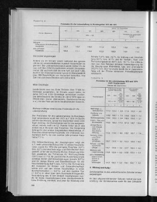 Tabelle 5: Preisindex für die Lebenshaltung 1973 und 1974 nach Hauptgruppen