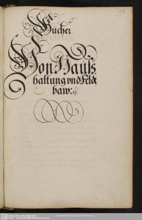 Bücher Von Hausshaltung und Feldtbaw