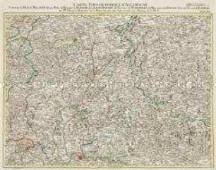 Grand Atlas D'Allemagne. Bl. 51 (Oberpfalz, Böhmen, Niederbayern, Nürnberg, Bayreuth, Bamberg): Contenant le Haut Palatinat, une Partie du Royaume de Boheme, de la Basse Baviere, du Territoire de Nuremberg, du Marcgraviat de Bayreuth et de l'Eveché de Bamberg. Böhmen, Niederbayern...): Contenant le Haut Palatinat, une Partie du Royaume de Boheme, de la Basse Baviere, du Territoire de Nuremberg, du Marcgraviat de Bayreuth et de l'Eveché de Bamberg.