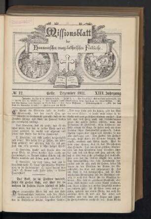 N°. 12. Dezember 1911