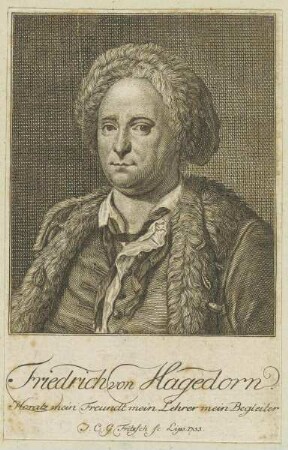 Bildnis des Friedrich von Hagedorn