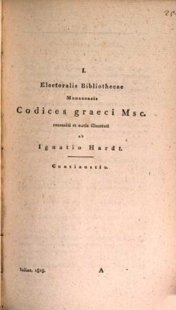 Catalogus codicum manuscriptorum Graecorum Bibliothecae Regiae Bavaricae, 3. Cod. CCXXXIV - CCCXLVII cont. : Acc. Indices