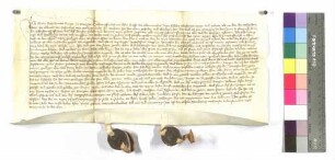 Eberlin, Schuhmacher, Bürger zu Öhringen (Orengew), Gefängnis; Siegel: Engelhard von Berlichingen und Hans von Gosheim.