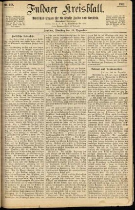 Ausgabe vom Dienstag, den 19. Dezember 1882.