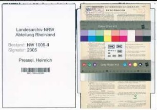 Entnazifizierung Heinrich Pressel , geb. 09.11.1900 (Elektriker)