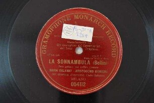La sonnambula : Son geloso del zeffiro errante / (Bellini)