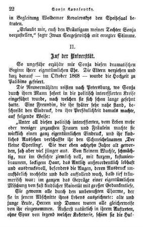 II. Auf der Universität.