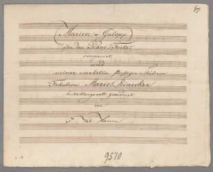 Marien-Galopp; F; pf - BSB Mus.Schott.Ha 10099-2