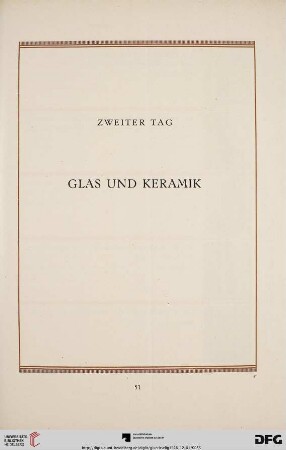 Glas und Keramik (Nr. 197-265)