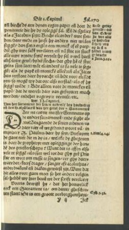 Dat II. Capittel.