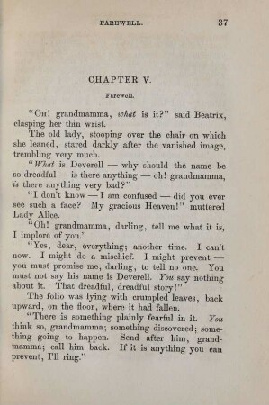 Chapter V. Farewell