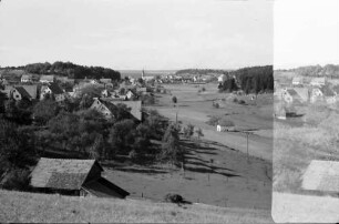 Löffingen: Blick von der Höhe auf Seppenhofen und Löffingen
