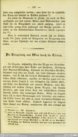Die Belagerung von Wien durch die Türken