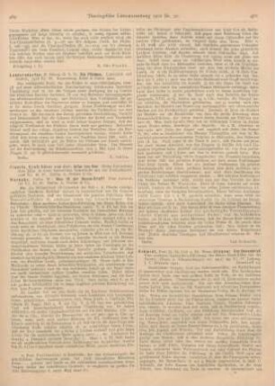 469-470 [Rezension] Planitz, Ernst Edler von der, Jesus von Anu. Meine Entdeckung über Jesus in einer heidnischen Schriftrolle aus der Urchristenzeit