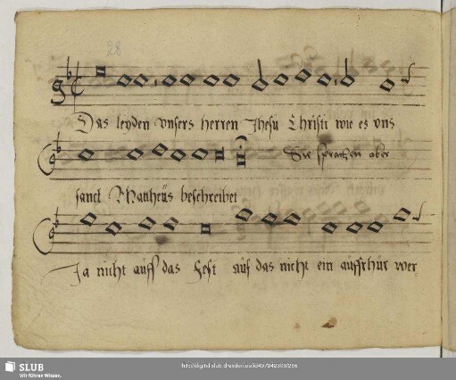 [Anonymus:] Das Leiden unsers Herren Jesu Christi