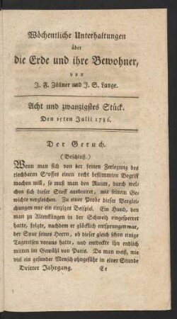 Acht und zwanzigstes Stück