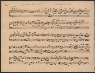 Fugen; cemb; h-Moll; BWV 951; TalAl 1.8/2