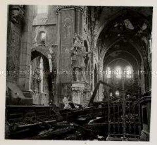 Münster in Westfalen, St.-Paulus-Dom, Zerstörungen im Inneren