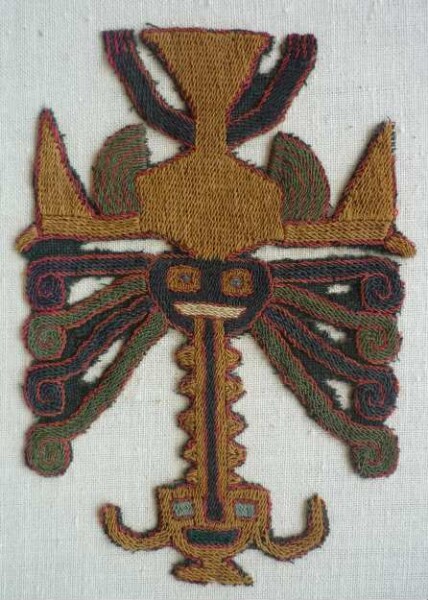 Embroidered figure