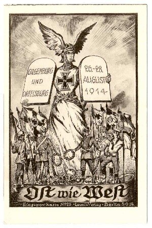 Kriegspostkarte Nr. 20: Gilgenburg und Ortelsburg ...