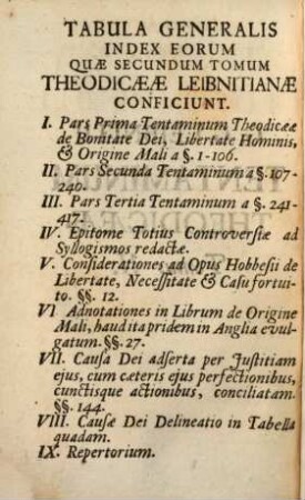 G. G. Leibnitii Tentamina Theodicaeae De Bonitate Dei Libertate Hominis Et Origine Mali : Versio Nova, Vita Auctoris, Catalogo Operum Et Variis Observationibus Aucta. 2
