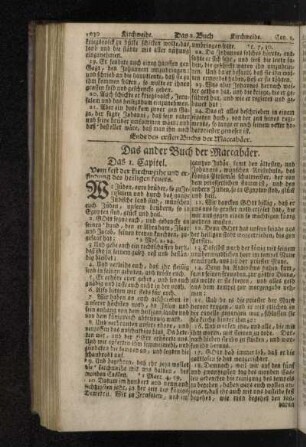 Das ander Buch der Maccabäer.
