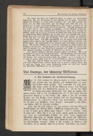 Leo Luanga, der schwarze Missionar