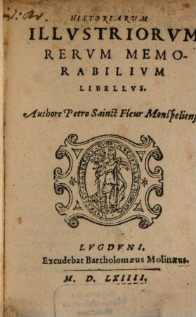 Historiarum illustriorum rerum memorabilium libellus