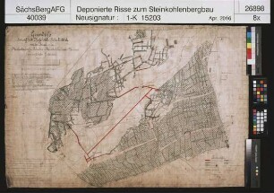 Oberhohndorfer Schader-Steinkohlenbauverein, Baue auf dem Rußkohlenflöz 2 (mit Nachbringungen)