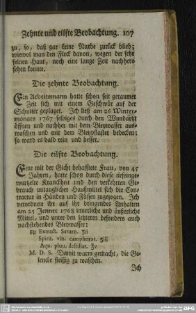 Die eilfte Beobachtung