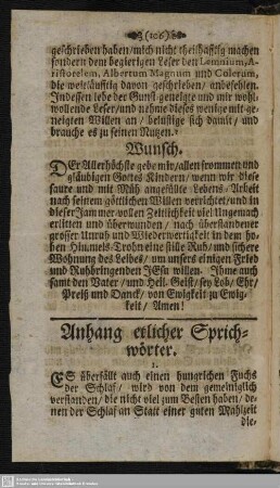 Anhang etlicher Sprichwörter