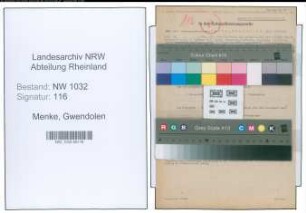 Entnazifizierung Gwendolen Menke , geb. 09.12.1902 ()