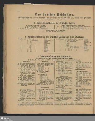 Das deutsche Reichsheer