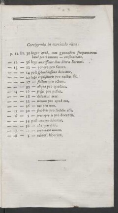 Corrigenda in curriculo vitae: