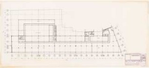 Geschäftshaus Knesebeckstraße/Kurfürstendamm, Berlin-Charlottenburg: Grundriss 1.OG 1:200
