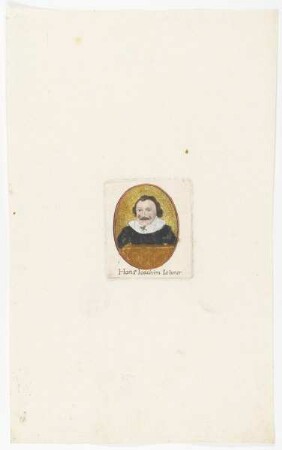 Bildnis des Hans Ioachim Lohner