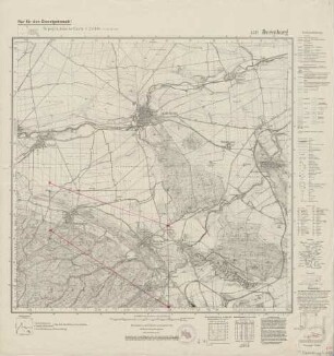 4131 Derenburg, Topographische Karte 1:25000 (4cm - Karte)