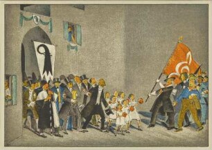 Vorspiel: Aufmarsch der Basler und der Sänger [R]